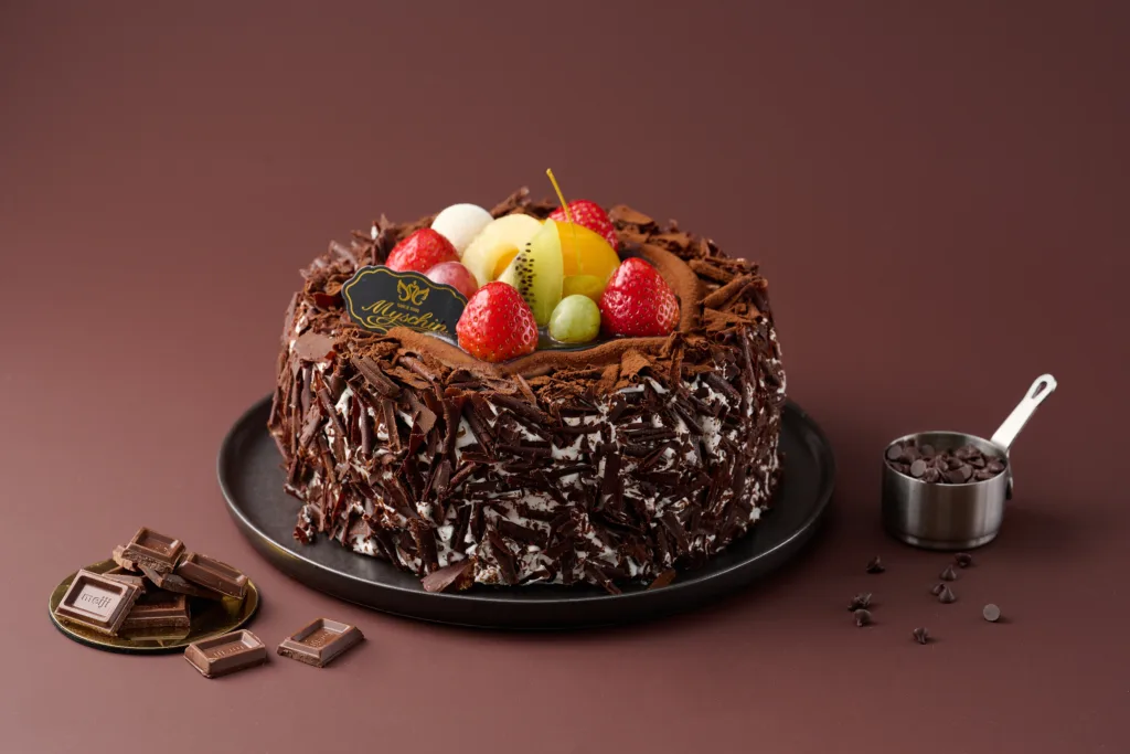 示意圖/麥仕佳黑森林巧克力生日蛋糕商品圖。